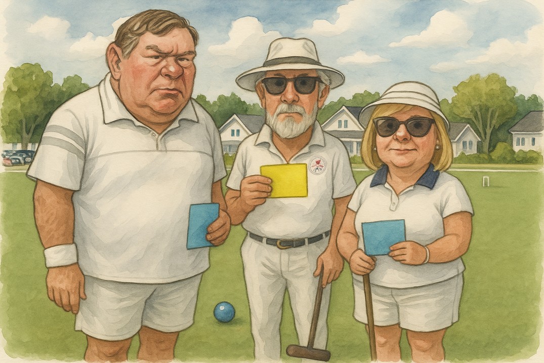 Humorous croquet image